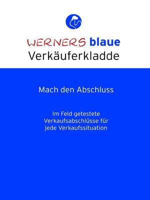 cover image of Werners blaue Verkäuferkladde--Mach den Abschluss
